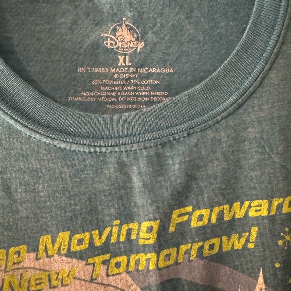 Disney Teal Tomorrowland PeopleMover Tee - Picture 2 of 2